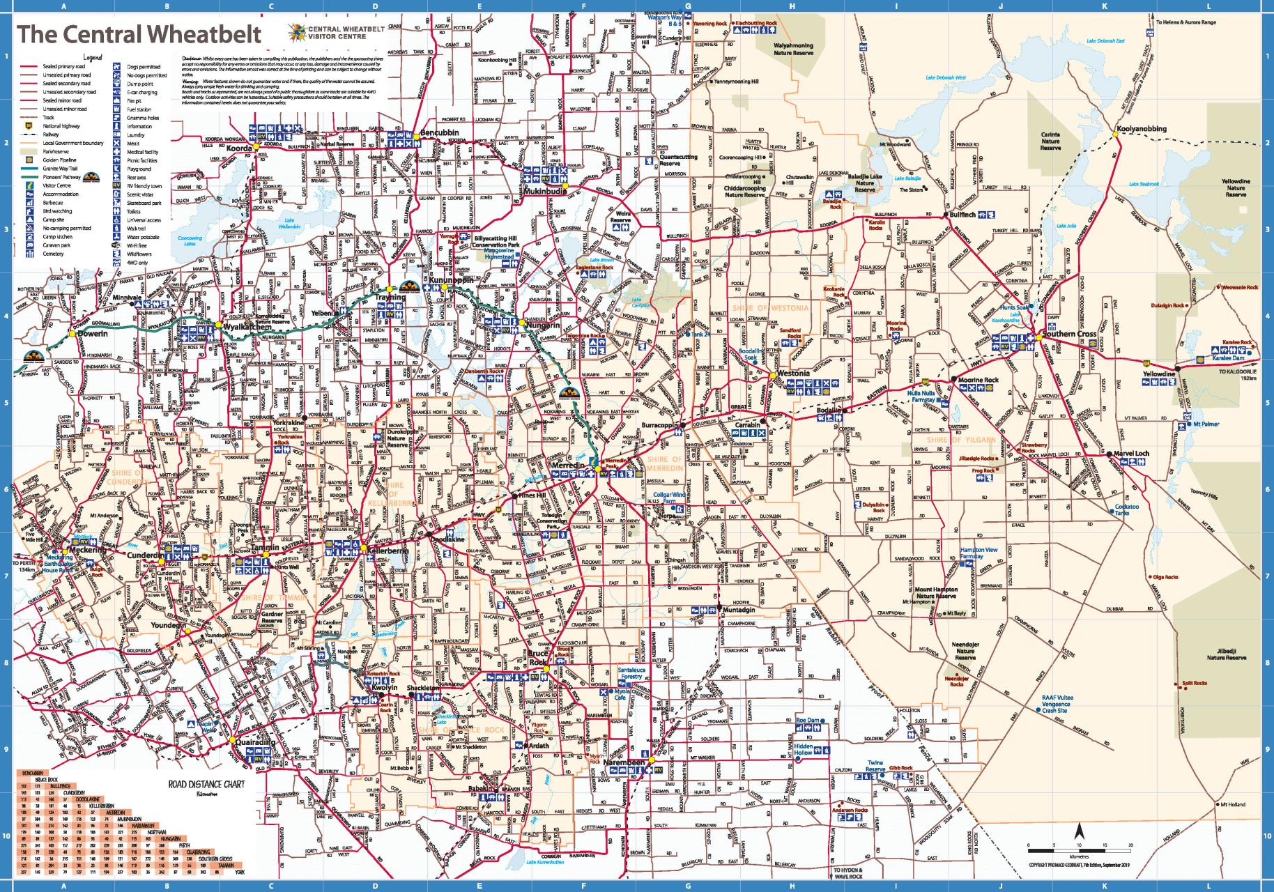 central wheatbelt maps