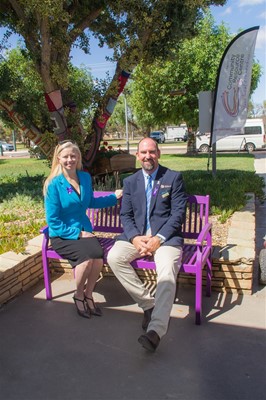 Purple Bench Launch - Shire CEO Lisa Clack and Shire