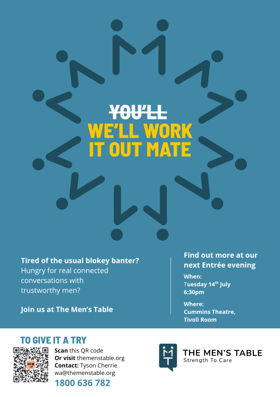 Merredin Men’s Table Entree