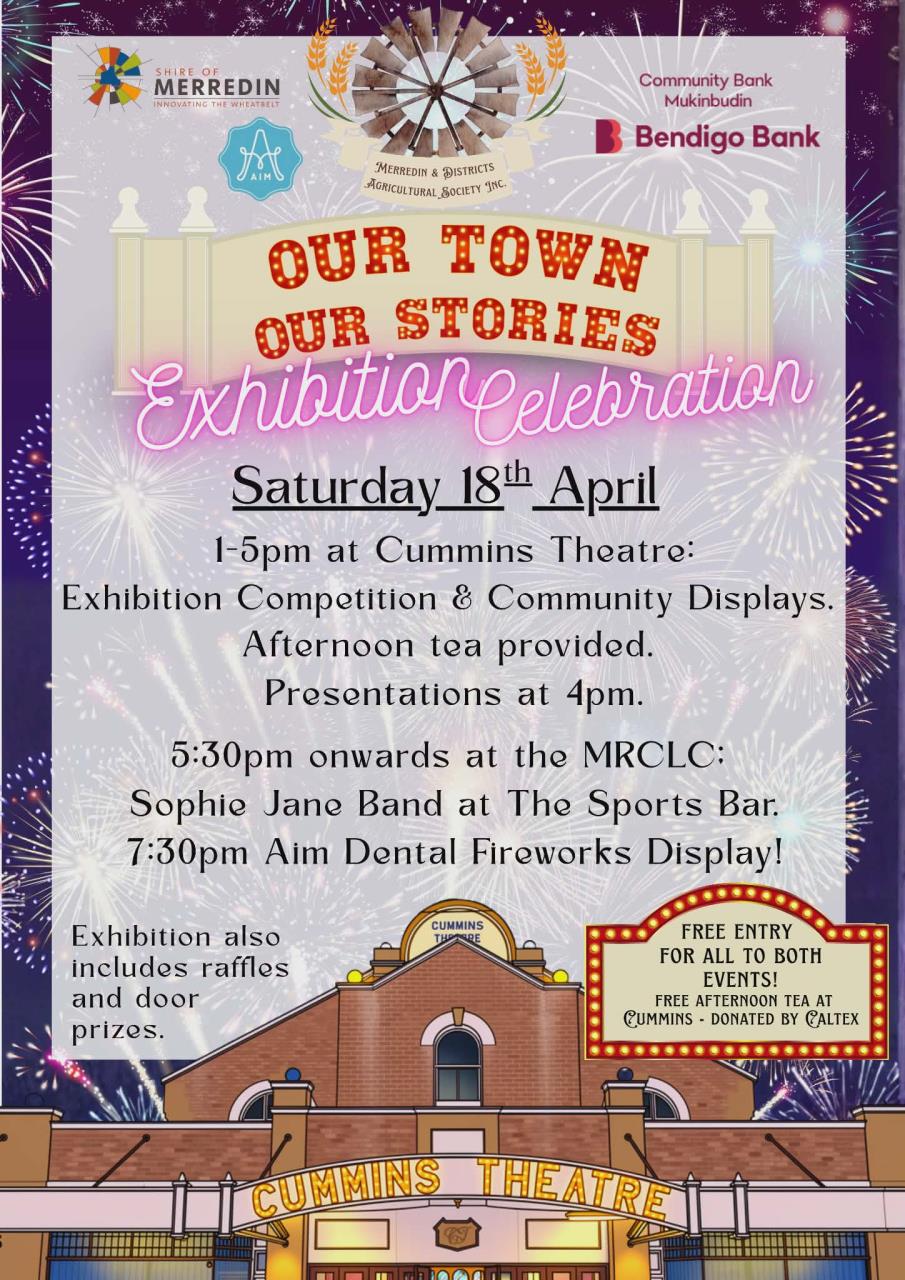 Merredin & Districts Agricultural Society - Exhibition Celebration