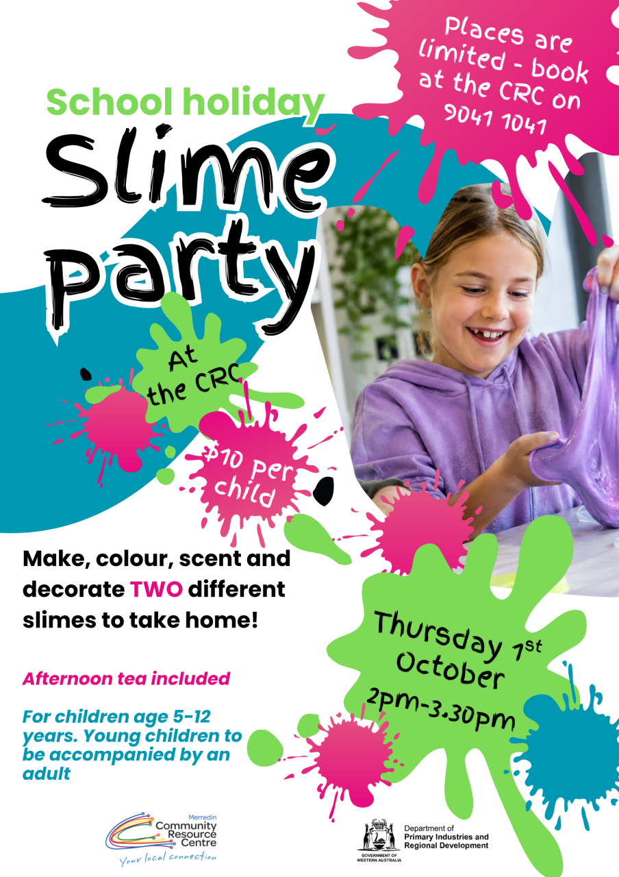 School Holiday Slime Party