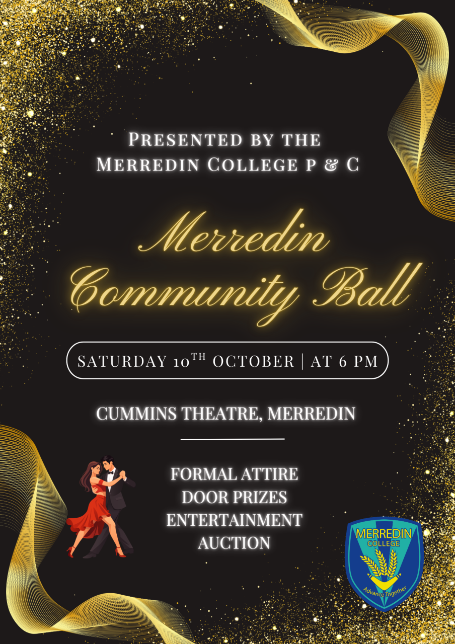 Merredin Community Ball, (presented by Merredin College P & C)