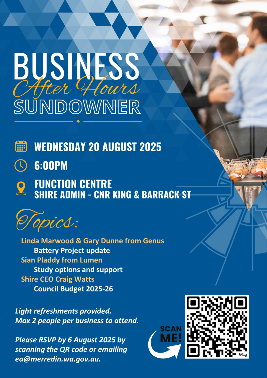 Business After Hours Sundowner - August 2025
