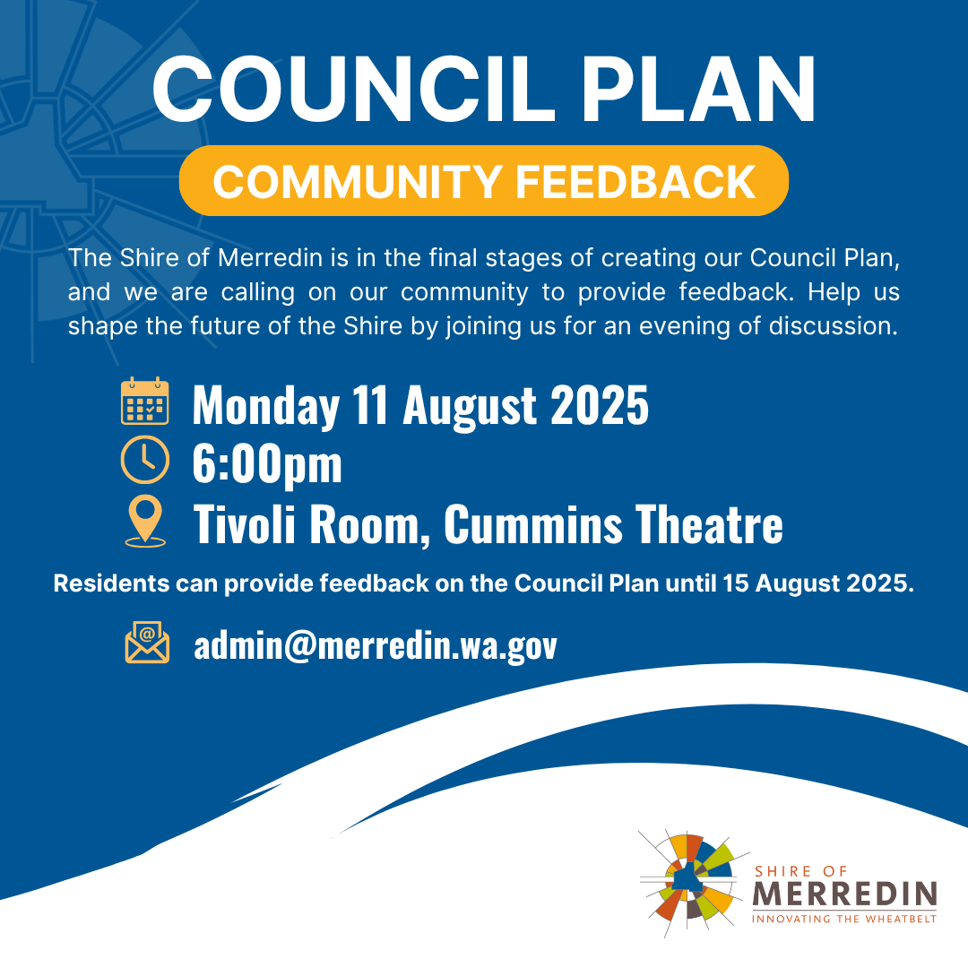 COUNCIL PLAN - COMMUNITY MEETING