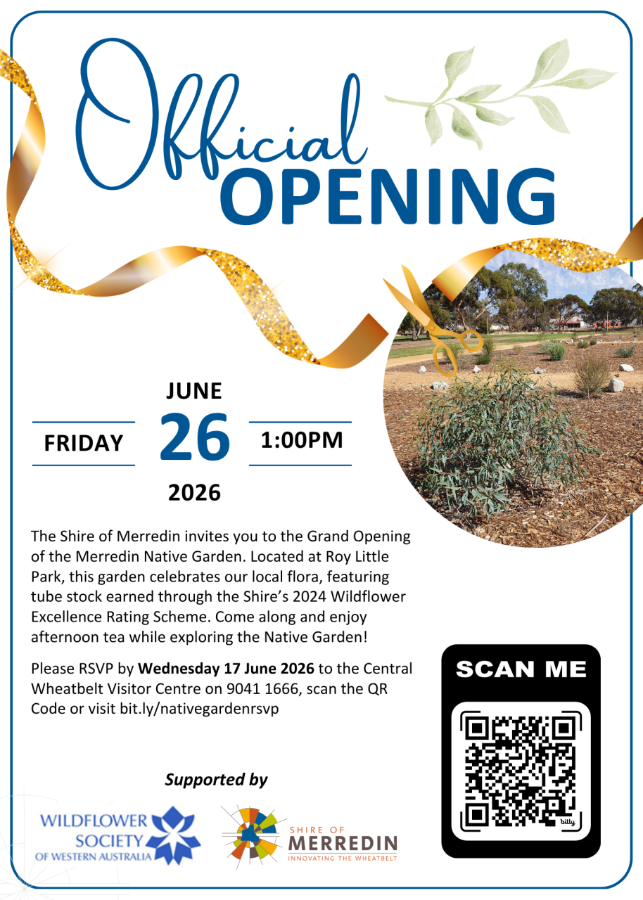 Merredin Native Garden Opening