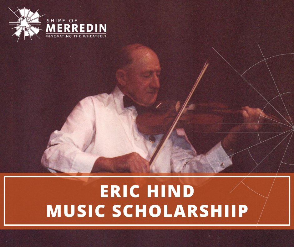 Eric Hind Music Scholarship 2025/26 - NOW OPEN!