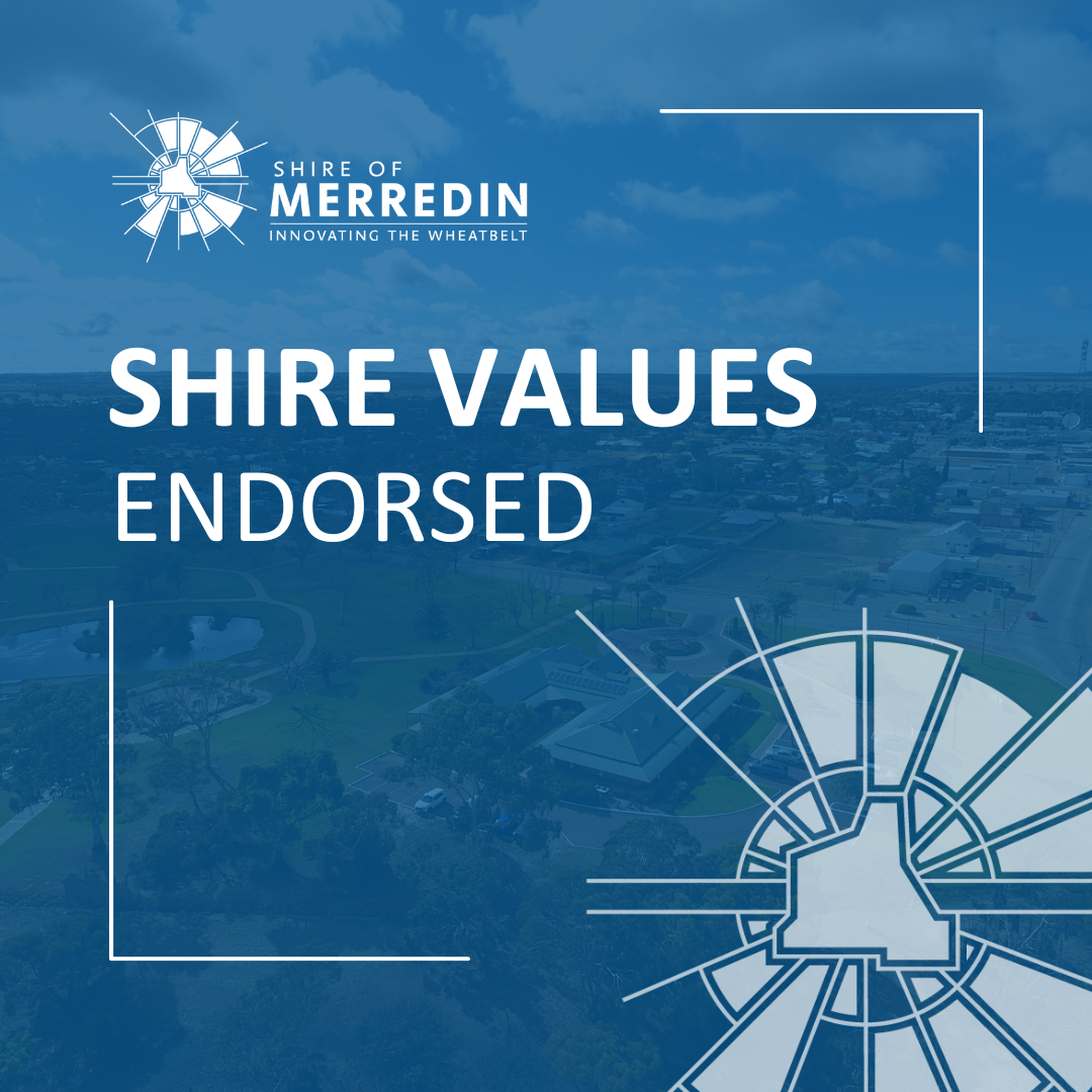 Shire Organisation Values Endorsed