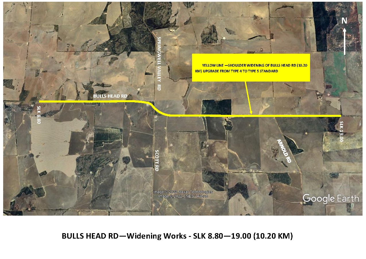 Bulls Head Road Widening Works 22 23